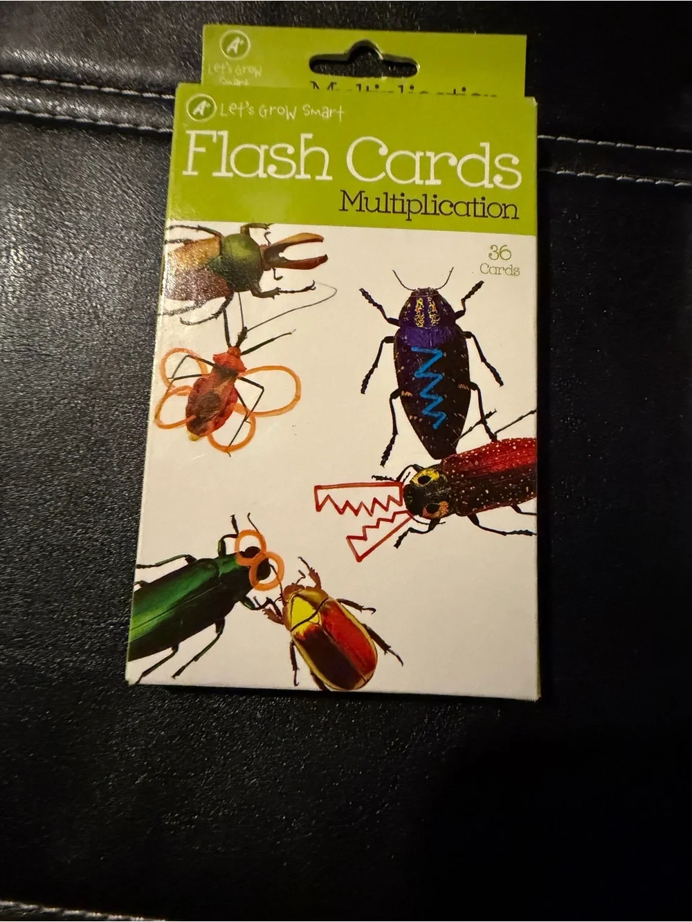 Set of 3 math flash card decks
